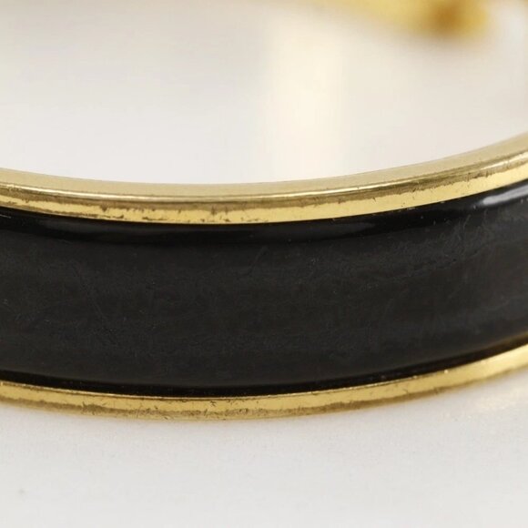 HERMES Click H Bangle black Plated Gold 34.3g Women - Picture 7 of 12